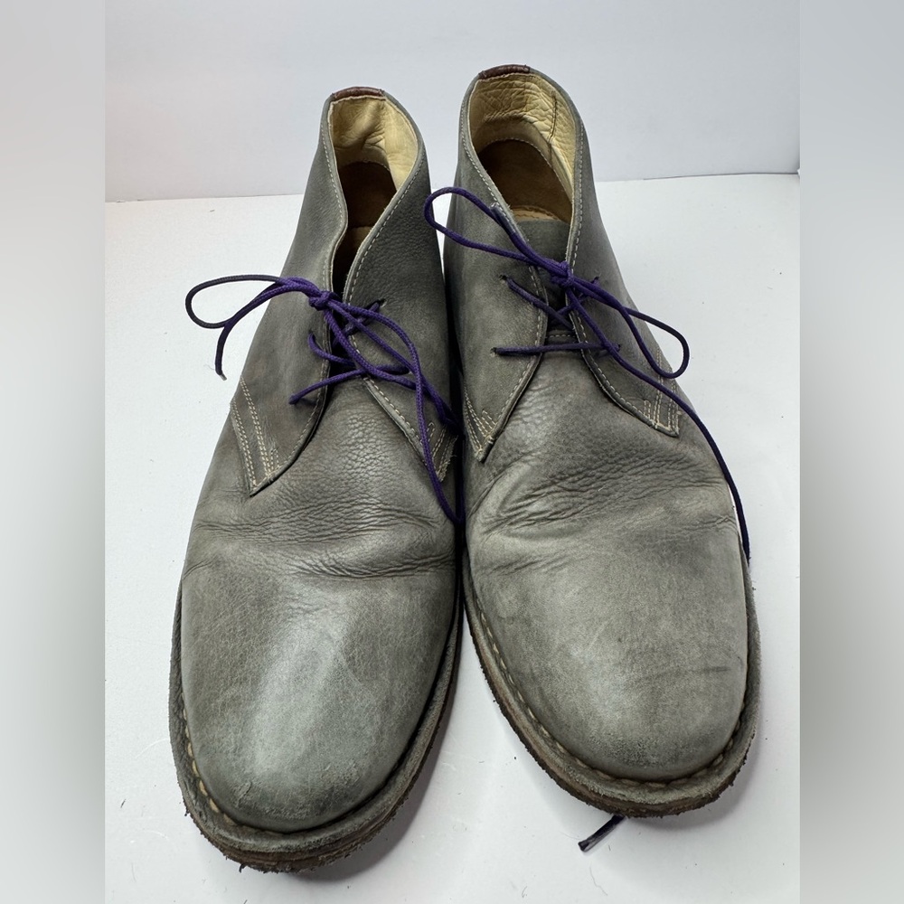 Johnston and Murphy Gray Leather Men's Shoes Size 10 M